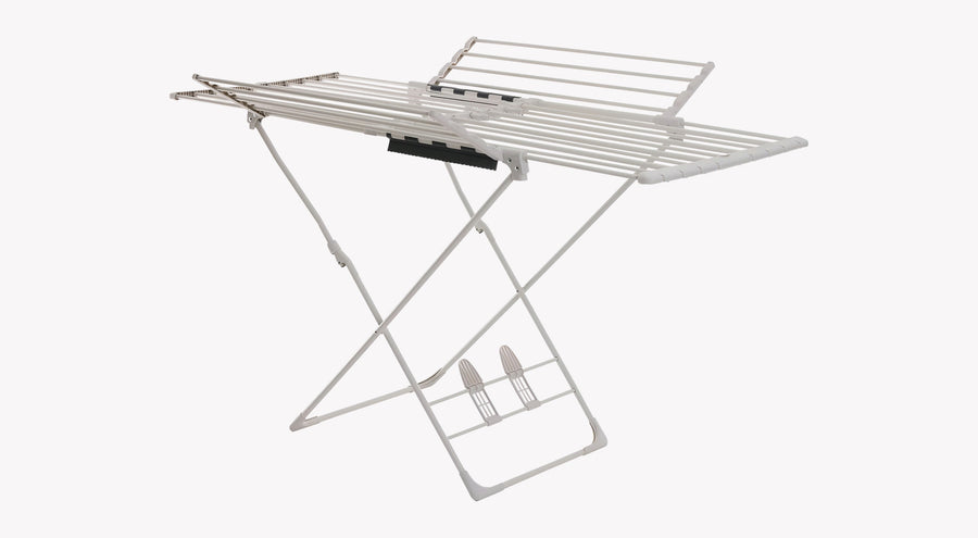 Hills 22m 4 Wing extendable clothes airer and drying rack with fold-out wings