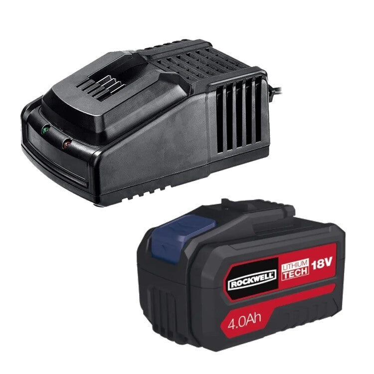 Rockwell 18V 4.0Ah Battery & Charger Kit 18V RW9913