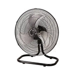 ROK 2 in 1 Pedestal & Floor Fan 450mm in black, showing the fan head and base assembly