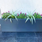 Greenlife Planter Box Metal Charcoal 1000 x 340 x 400mm