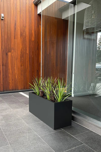Greenlife Planter Box Metal Charcoal 1000 x 340 x 400mm