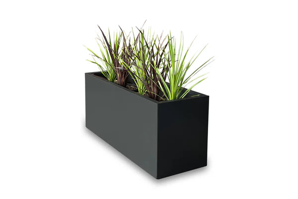 Greenlife Planter Box Metal Charcoal 1000 x 340 x 400mm