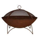 Glow Tuscany 55cm Fire Pit Rust Weathering Steel Product View GLOW2403