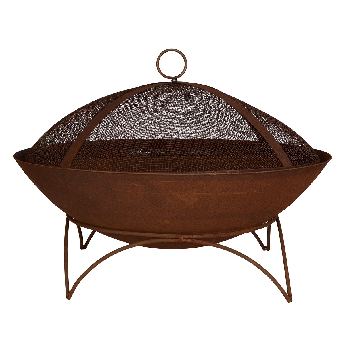 Glow Tuscany 55cm Fire Pit Rust Weathering Steel Product View GLOW2403