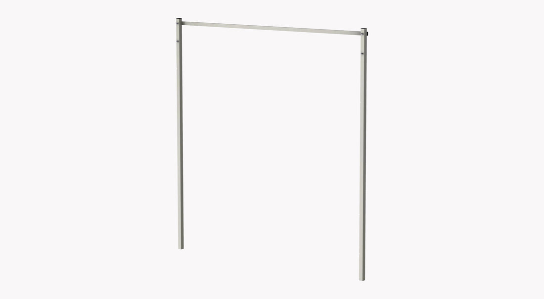 Hills folding-frame clothesline ground mount post kit