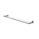 Hills Long Clothesline in monument colour on white background