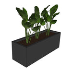 Greenlife Planter Box Metal Charcoal 1000 x 340 x 400mm