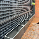 Greenlife Planter Box Metal Charcoal 1000 x 340 x 400mm