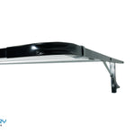 Sky Dry Modern 240 Folding Clothesline — front view installed on masonry wall