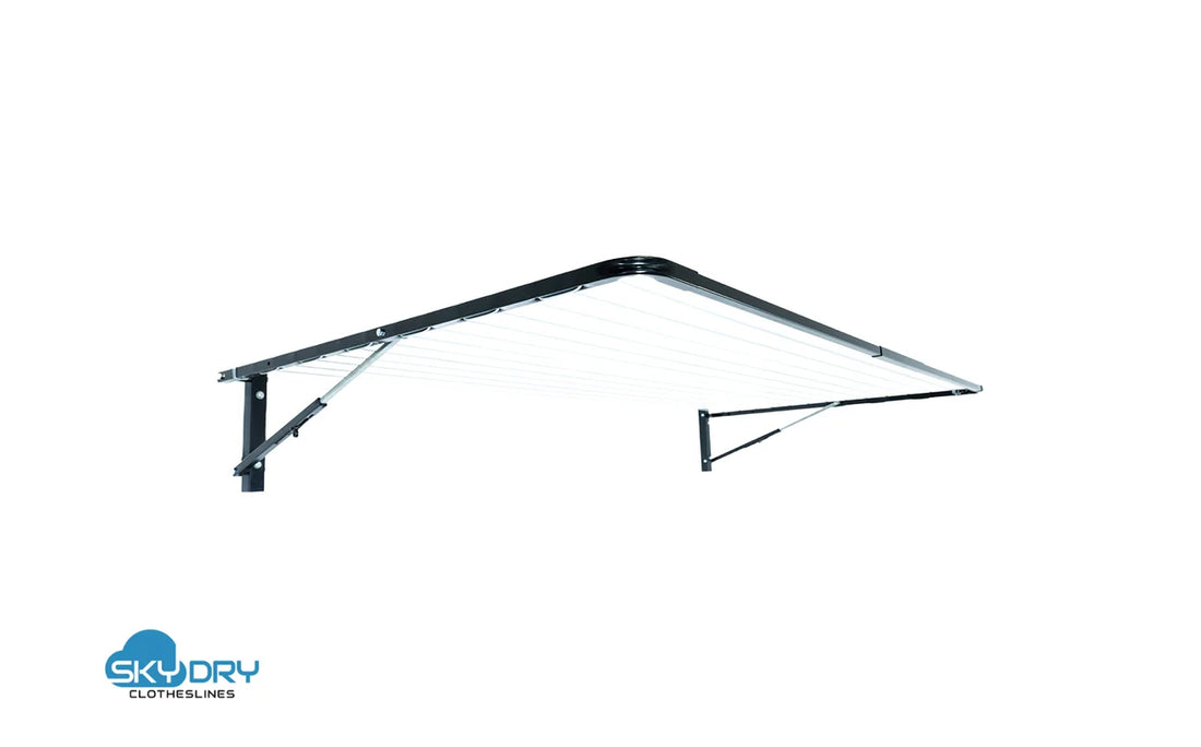 Sky Dry Modern 240 Clothesline — full view showing 2400mm span with lines open