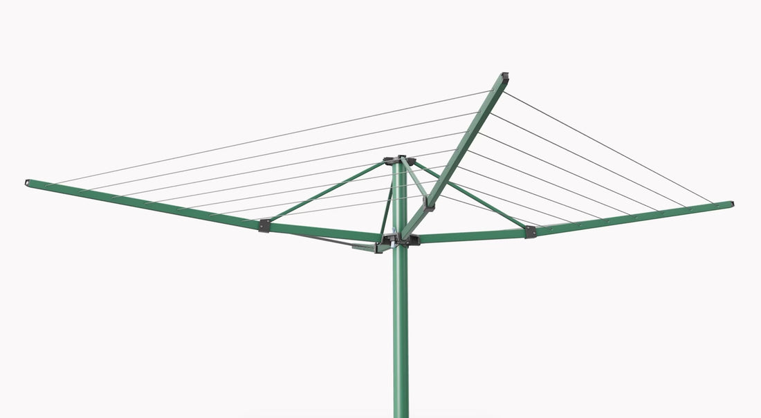 Hills Everyday Rotary 47 folding clothesline in Norfolk Pine green