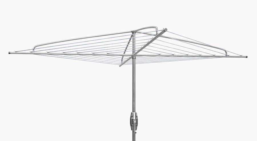 Hills Hoist Heritage 7 Line galvanised steel fixed rotary clothes hoist