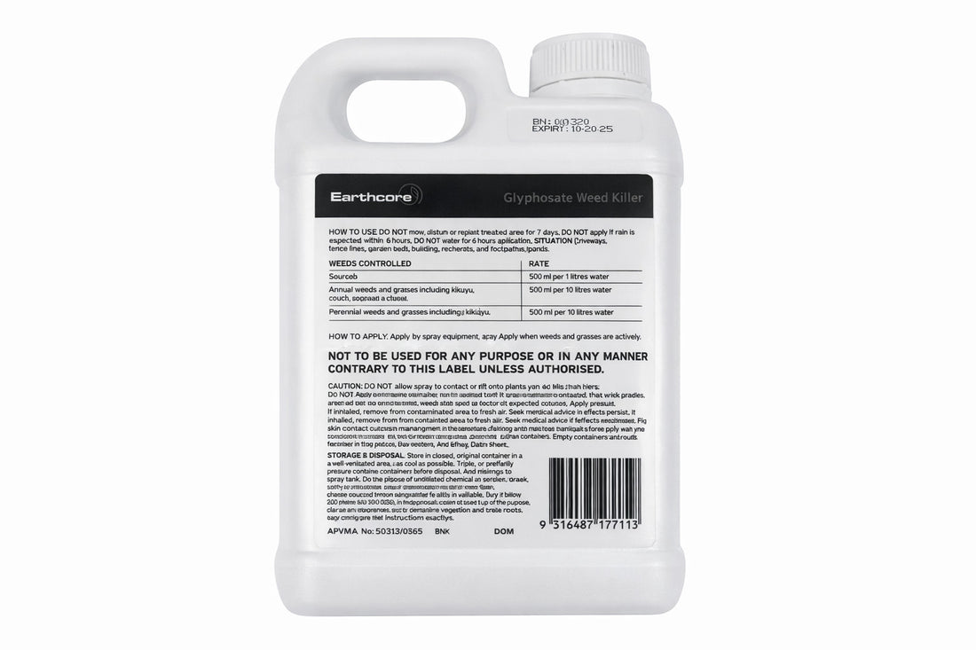 Earthcore Glyphosate Weedkill 360g/L Concentrate 1L
