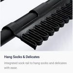 Hills 2 Tier A-Frame Clothes Airer — top rail detail and sock rail