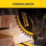 Stanley FatMax 18V V20 Cordless Mitre Saw 2 x 4.0Ah Kit 190mm SFMCS701M2-XE