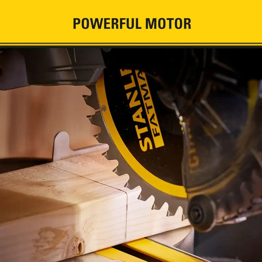 Stanley FatMax 18V V20 Cordless Mitre Saw 2 x 4.0Ah Kit 190mm SFMCS701M2-XE