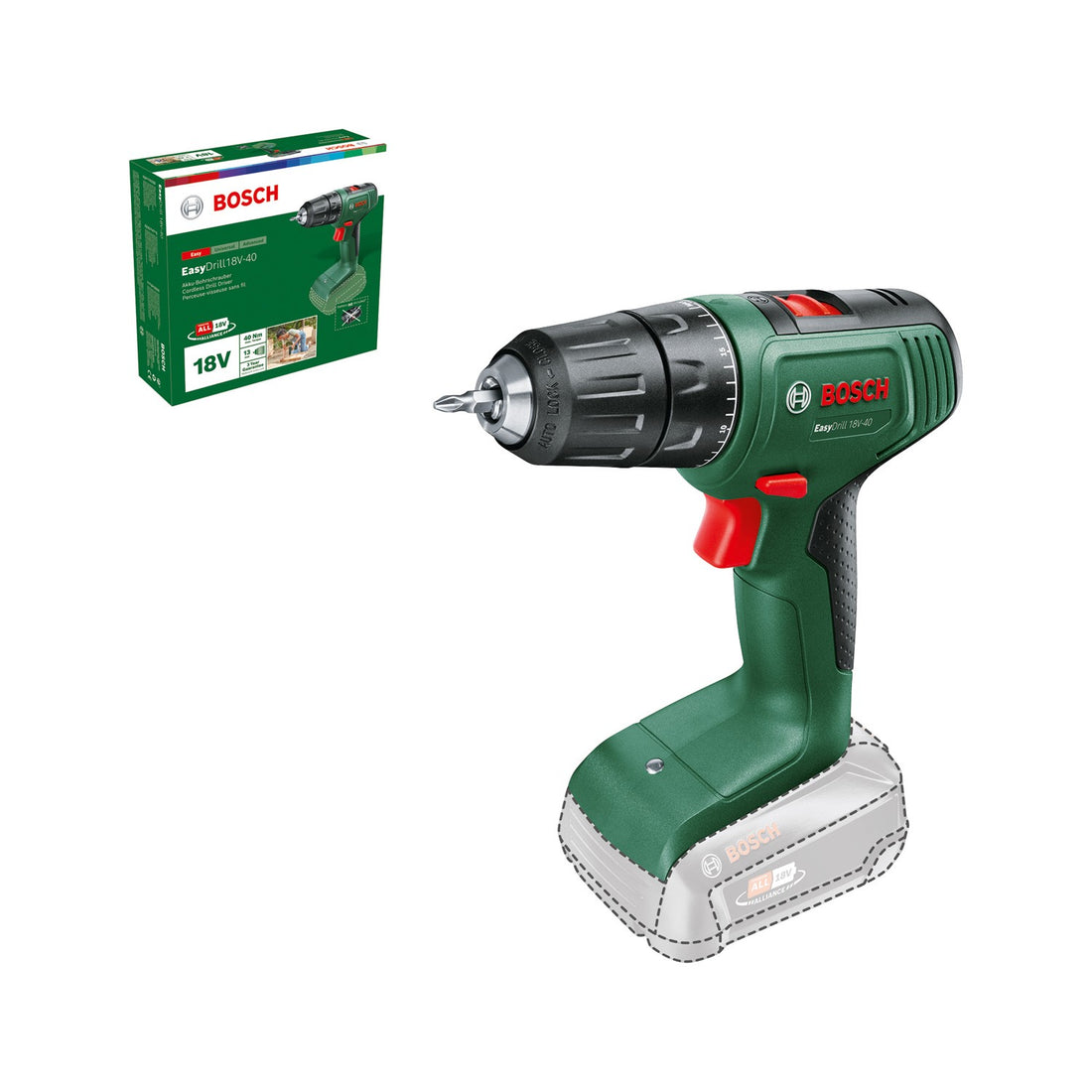 Rockwell 18V Brushless 60Nm 4Ah Hammer Drill Kit RD2427