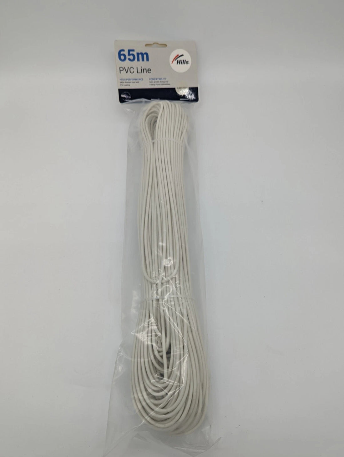 Hills 65m clothesline cord in Surfmist colour