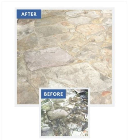Wet & Forget treated surface result