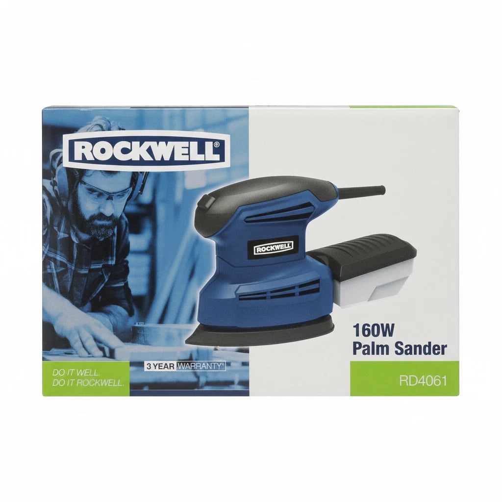 Rockwell 160W Detail Palm Sander RD4061