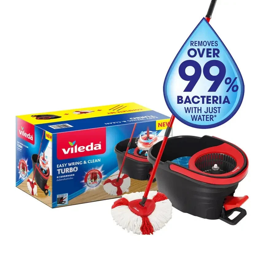 Vileda Easy Wring and Clean Turbo Spin Mop Set