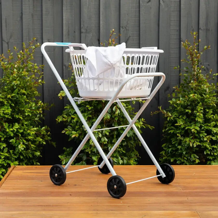 Hills Premium Laundry Trolley basket depth and internal storage detail