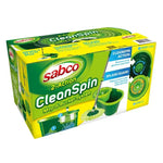 Sabco 2-Action Clean Spin Mop & Bucket Set