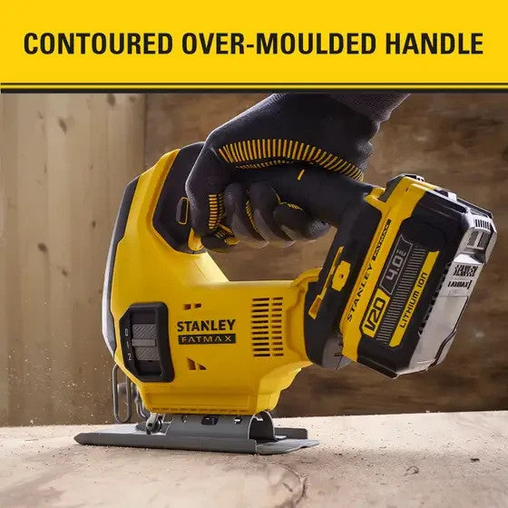 18V Stanley Fatmax V20 Cordless Jigsaw - Skin (SFMCS600B) - Tool Only