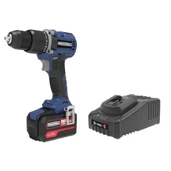 Rockwell 18V Brushless 60Nm 4Ah Hammer Drill Kit RD2427