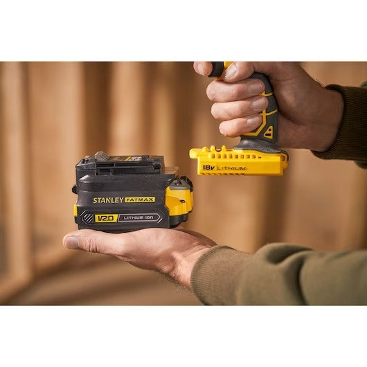 Stanley Fatmax 18V V20 Battery Adaptor For Old Tools to New Batteries