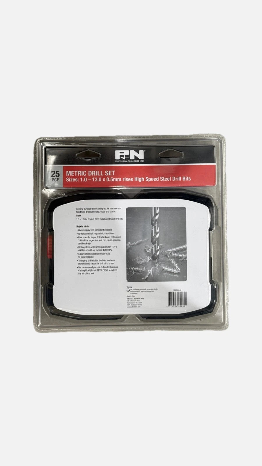 P&N 25 Piece 1-13mm Metric HSS-Bright Jobber Drill Bit Set