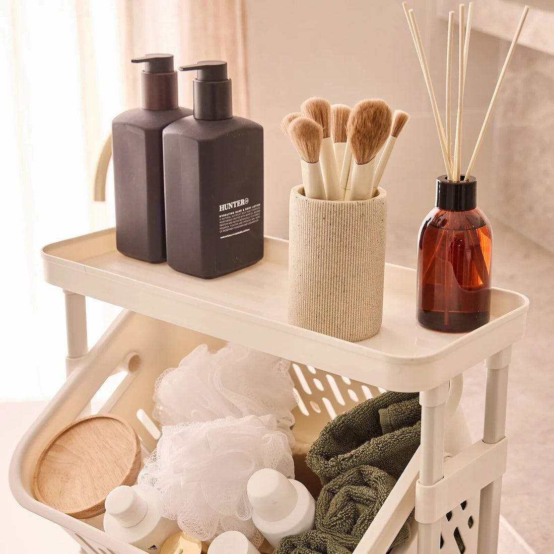 Hills 3 Tier Mobile Laundry Storage Cart