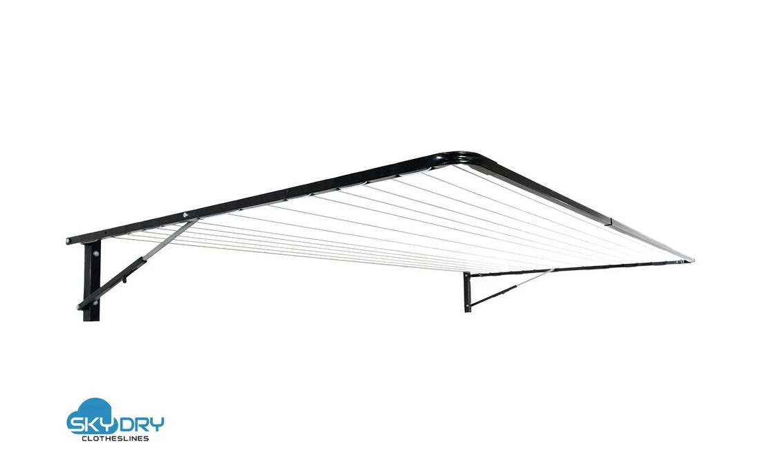 Sky Dry Maxi 300 Folding Clothesline — 3000mm wide Australian-made wall-mounted clothesline